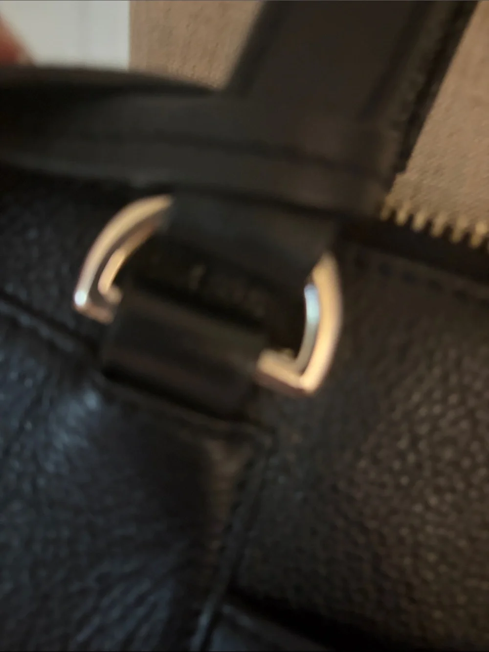 White House Black Market Black Leather Laptop Tote